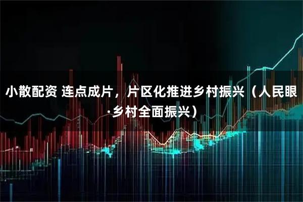 小散配资 连点成片，片区化推进乡村振兴（人民眼·乡村全面振兴）